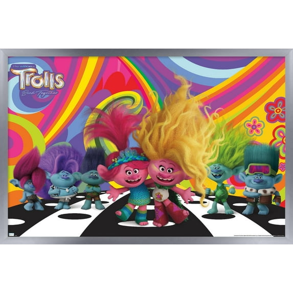 Trolls: Band Together - Universe Wall Poster, 22.375" x 34" Framed