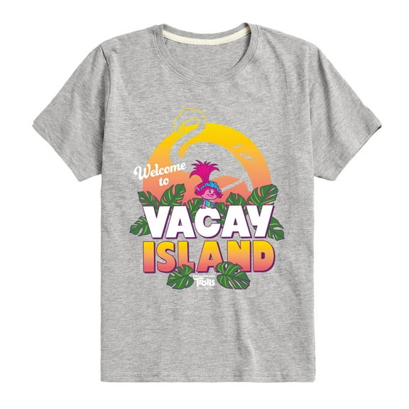 Trolls - Band Together - Welcome Vacay Island - Toddler and Youth Short Sleeve Graphic T-Shirt