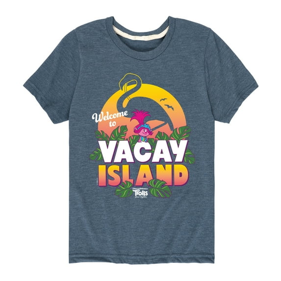 Trolls - Band Together - Welcome Vacay Island - Toddler and Youth Short Sleeve Graphic T-Shirt