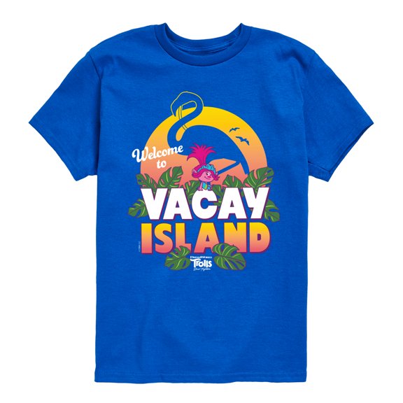 Trolls - Band Together - Welcome Vacay Island - Toddler and Youth Short Sleeve Graphic T-Shirt