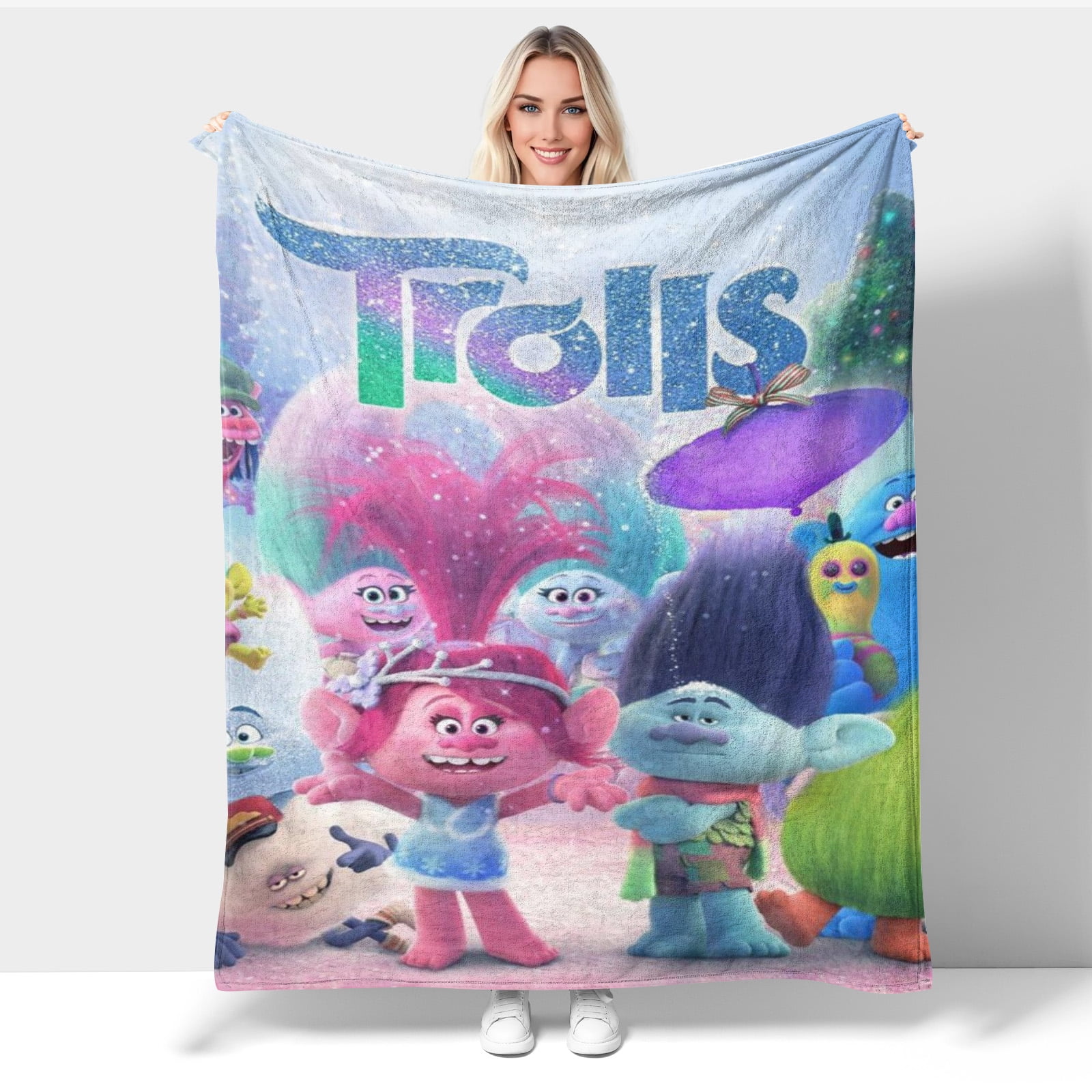 Trolls fleece blanket sale