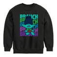 thumbnail image 1 of Trolls - Branch Stacked - Toddler & Youth Crewneck Fleece Sweatshirt, 1 of 5