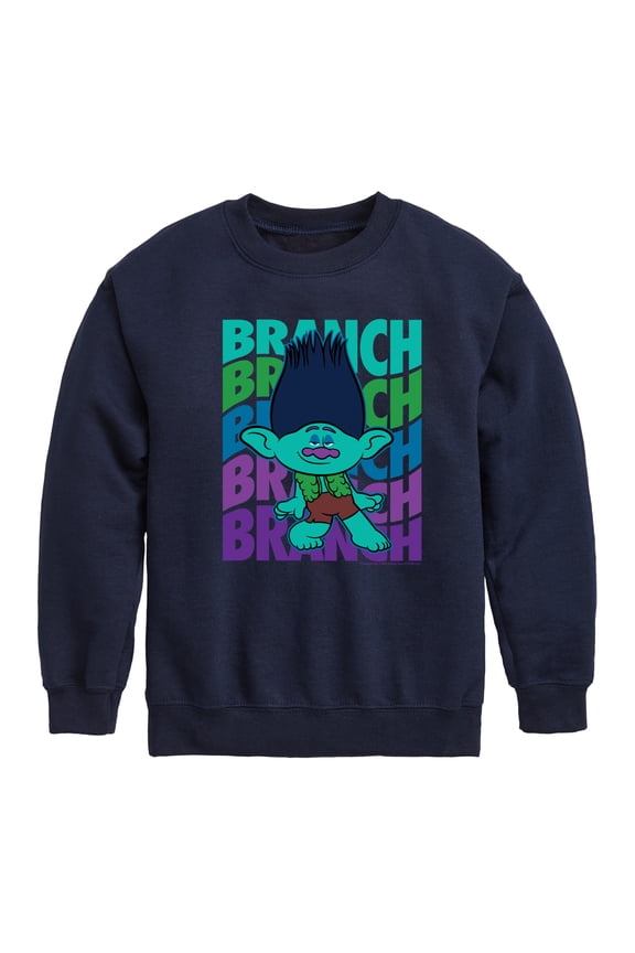 - Branch Stacked - Toddler & Youth Crewneck Fleece Sweatshirt
