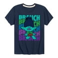 thumbnail image 1 of Trolls - Branch Stacked - Toddler & Youth Short Sleeve Graphic T-Shirt, 1 of 5