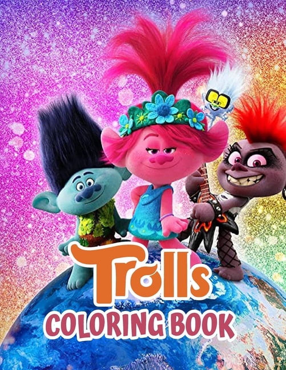 Trolls Coloring Book: Trolls Coloring Book for Kids, Girls, Toddlers ...
