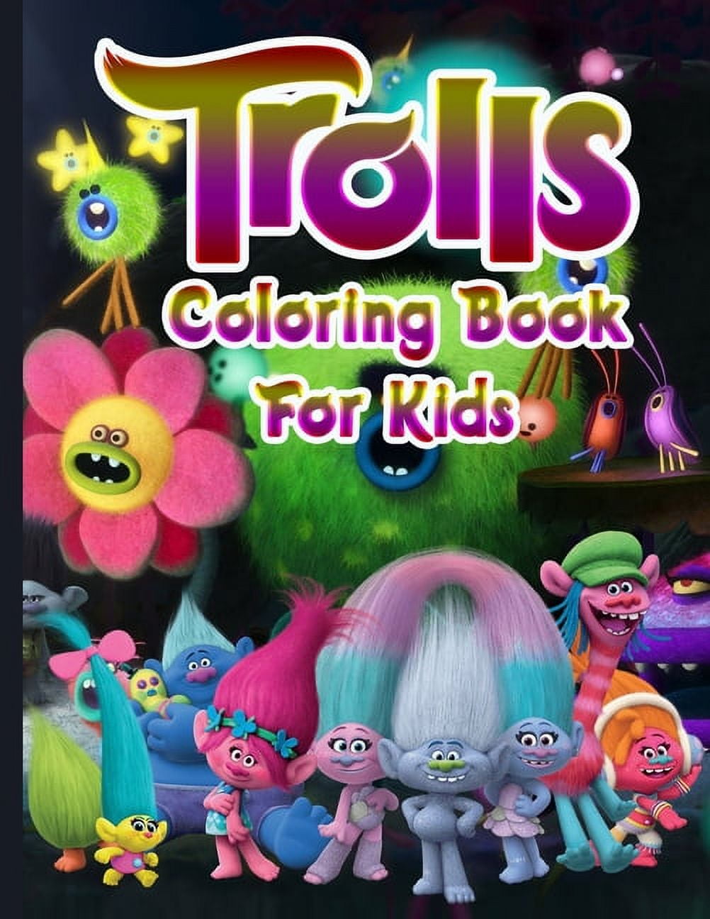 Trolls Coloring Books For Kids Trolls Coloring Books. 25 Pages, Size