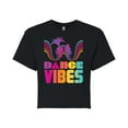 thumbnail image 1 of Trolls - Dance Vibes Poppy Branch - Juniors Cropped Cotton Blend T-Shirt, 1 of 5
