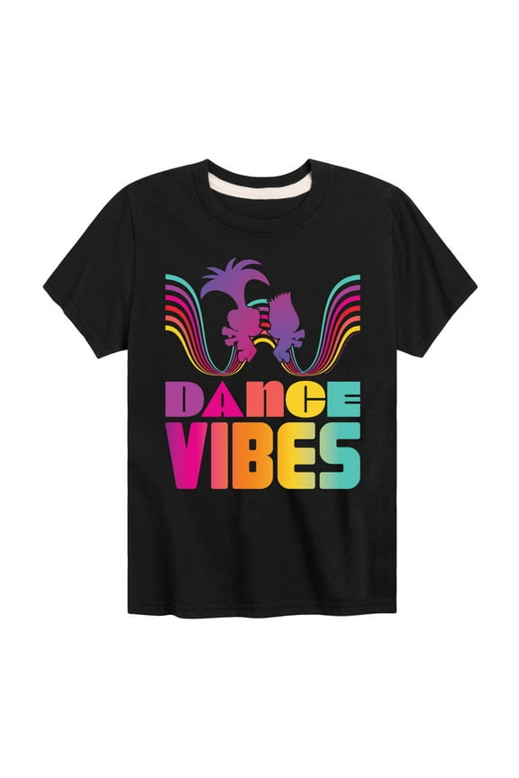 - Dance Vibes Poppy Branch - Toddler & Youth Short Sleeve Graphic T-Shirt