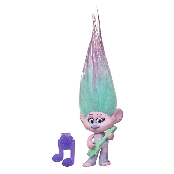 Trolls DreamWorks Trolls World Tour Satin Action Figure Set, Includes 2 Accessories