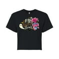 thumbnail image 1 of Trolls - Fab Boo Lous Poppy - Juniors Cropped Cotton Blend T-Shirt, 1 of 5
