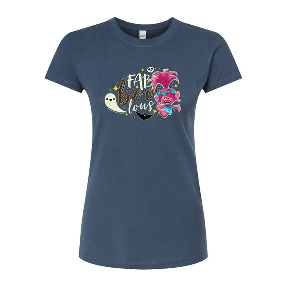 Trolls - Fab Boo Lous Poppy - Juniors Fitted Graphic T-Shirt