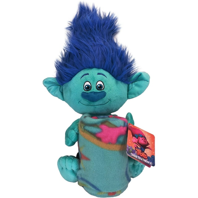 Trolls Find Me 'Branch' Hugger CharacterShaped Pillow and 40" x 50