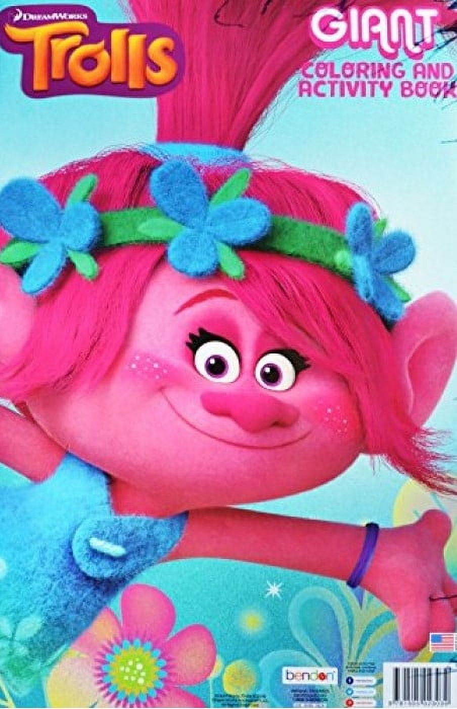 Trolls Coloring Book Walmart