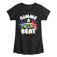 thumbnail image 1 of Trolls - Gimme A Beat Branch and Poppy - Toddler & Youth Girls Short Sleeve Graphic T-Shirt, 1 of 5