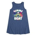 thumbnail image 1 of Trolls - Gimme A Beat Branch and Poppy - Toddler & Youth Girls A-line Dress, 1 of 5