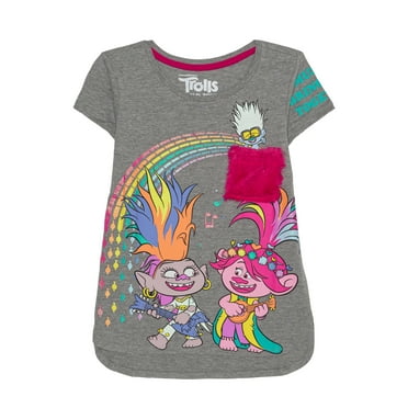 Trolls Girls 4-16 Short Sleeve Tee