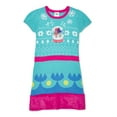 thumbnail image 1 of Trolls Girls Poppy Sweater Knit Dress, Sizes 4-16, 1 of 3