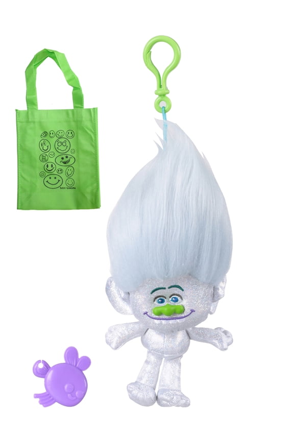 Trolls Guy Diamond Keychain & Reusable Tote Bundle Set