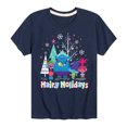 thumbnail image 1 of Trolls - Hairy Holidays - Toddler & Youth Short Sleeve Graphic T-Shirt, 1 of 5