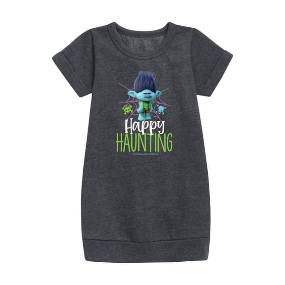 Trolls - Happy Haunting Branch - Toddler & Youth Girls Fleece Dress