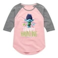 thumbnail image 1 of Trolls - Happy Haunting Branch - Toddler & Youth Girls Raglan Graphic T-Shirt, 1 of 5