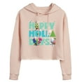 thumbnail image 1 of Trolls - Happy Holla Days Branch and Poppy - Juniors Cropped Pullover Hoodie, 1 of 5