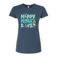 thumbnail image 1 of Trolls Movie - Christmas - Happy Holla Days - Poppy, Branch, & Guy Diamond - Juniors Fitted Graphic T-Shirt, 1 of 5