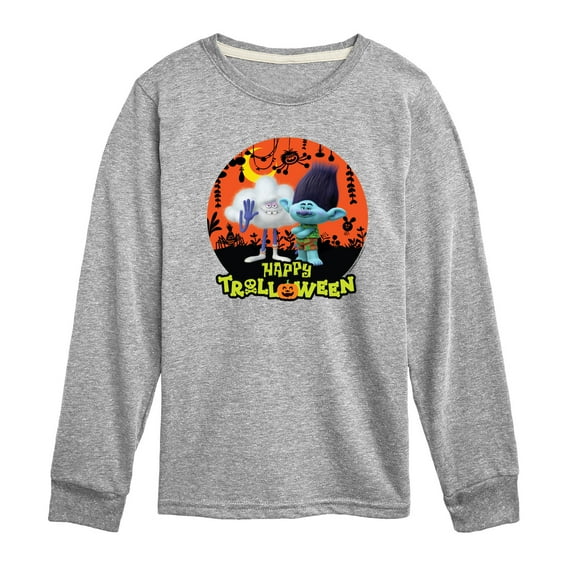 Trolls - Happy Trolloween Branch and Cloud Guy - Toddler & Youth Long Sleeve Graphic T-Shirt