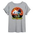 thumbnail image 1 of Trolls - Happy Trolloween - Juniors Ideal Flowy Muscle T-Shirt, 1 of 5