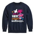 thumbnail image 1 of Trolls - Have A Hair Raising Halloween Poppy - Toddler & Youth Crewneck Fleece Sweatshirt, 1 of 5