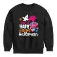 thumbnail image 1 of Trolls - Have A Hair Raising Halloween Poppy - Toddler & Youth Crewneck Fleece Sweatshirt, 1 of 5