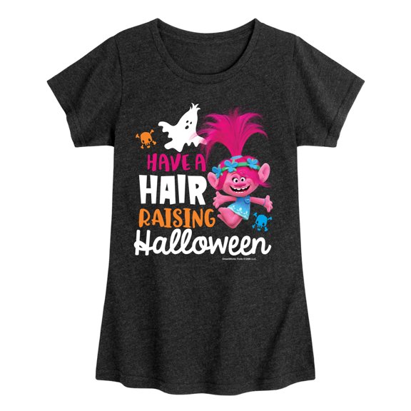 Trolls - Have A Hair Raising Halloween Poppy - Toddler & Youth Girls Short Sleeve Graphic T-Shirt