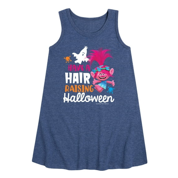 Trolls - Have A Hair Raising Halloween Poppy - Toddler & Youth Girls A-line Dress