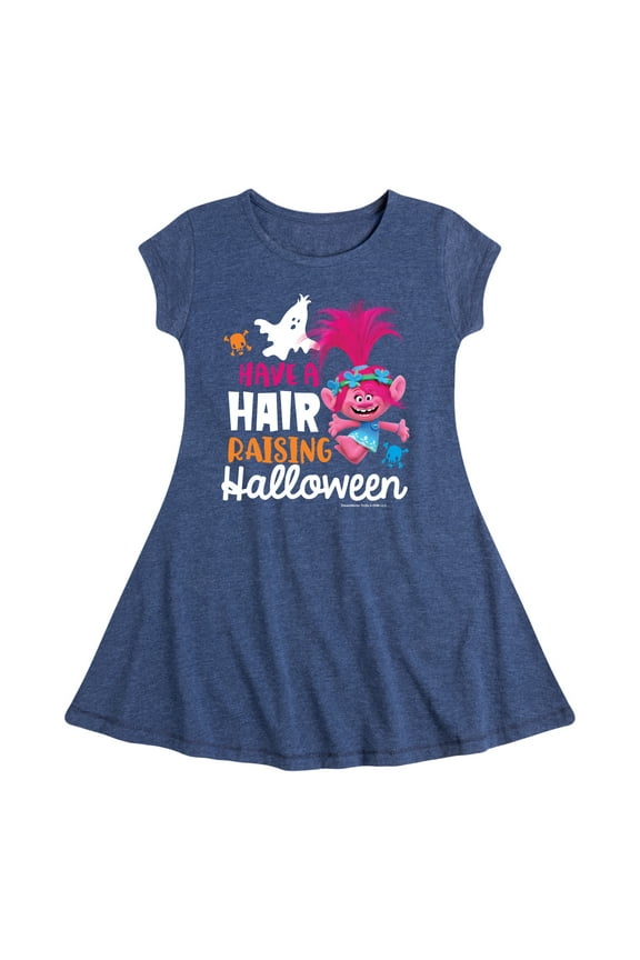 - Have A Hair Raising Halloween Poppy - Toddler & Youth Girls Fit & Flare Dress