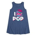 thumbnail image 1 of Trolls - I Love Pop Poppy - Toddler & Youth Girls A-line Dress, 1 of 5