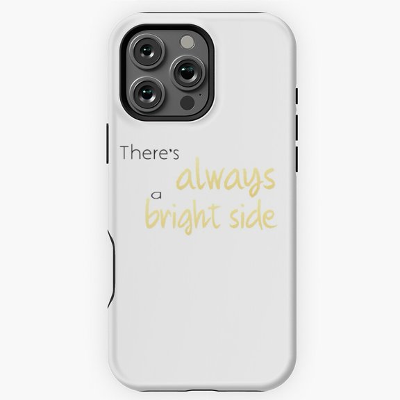 Trolls Inspired Bright Side Movie Quote Phone Case for iPhone 16 15 14 13 12 11 Pro Max