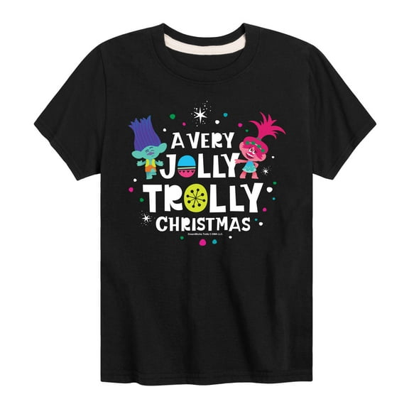 Trolls - Jolly Trolly Christmas - Toddler & Youth Short Sleeve Graphic T-Shirt