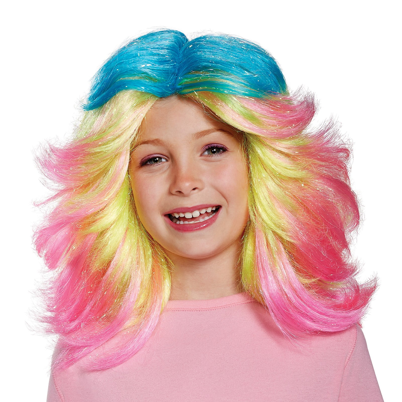 Trolls- Lady Glitter Sparkles Child Wig - Walmart.com