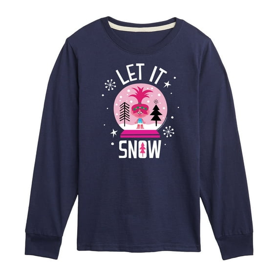 Trolls - Let It Snow Cloud Guy - Toddler & Youth Long Sleeve Graphic T-Shirt
