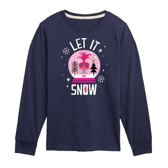 Trolls - Let It Snow Cloud Guy - Toddler & Youth Long Sleeve Graphic T-Shirt