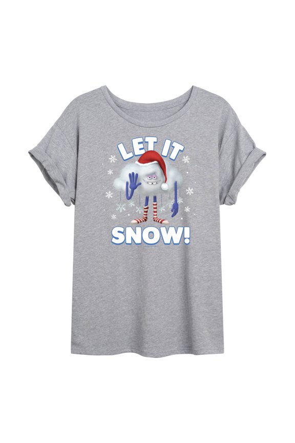 - Let It Snow Cloud Guy - Women's Oversized T-Shirt