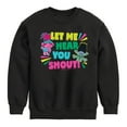 thumbnail image 1 of Trolls - Let Me Hear You Shout Poppy and Branch - Toddler & Youth Crewneck Fleece Sweatshirt, 1 of 5