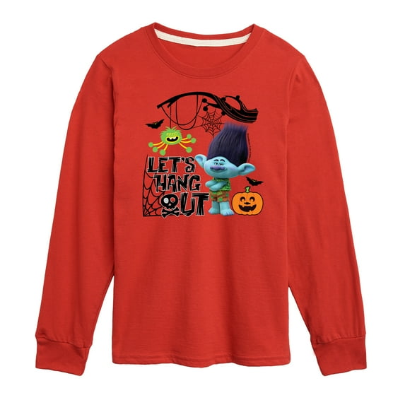 Trolls - Lets Hang Out Branch - Toddler & Youth Long Sleeve Graphic T-Shirt