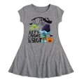 thumbnail image 1 of Trolls - Lets Hang Out - Toddler & Youth Girls Fit & Flare Dress, 1 of 1