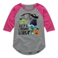 thumbnail image 1 of Trolls - Lets Hang Out Branch - Toddler & Youth Girls Raglan Graphic T-Shirt, 1 of 4