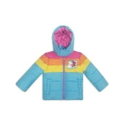 TROLLS Little Girls' Hooded Puffer Jacket, Sizes 2T-6