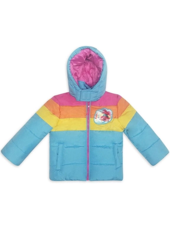 Little Girls' Hooded Puffer Jacket, Sizes 2T-6