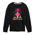 thumbnail image 1 of Trolls - Livin That Poppy Life - Toddler & Youth Long Sleeve Graphic T-Shirt, 1 of 5