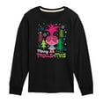 thumbnail image 1 of Trolls - Merry Trollsmas Poppy - Toddler & Youth Long Sleeve Graphic T-Shirt, 1 of 5
