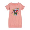 thumbnail image 1 of Trolls Movie - Christmas - Believe - Biggie - Toddler And Youth Girls Fleece Dress, 1 of 1